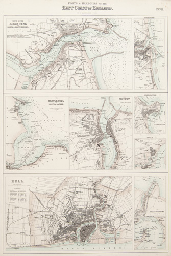 Ports & Harbours on the East Coast of England 1860